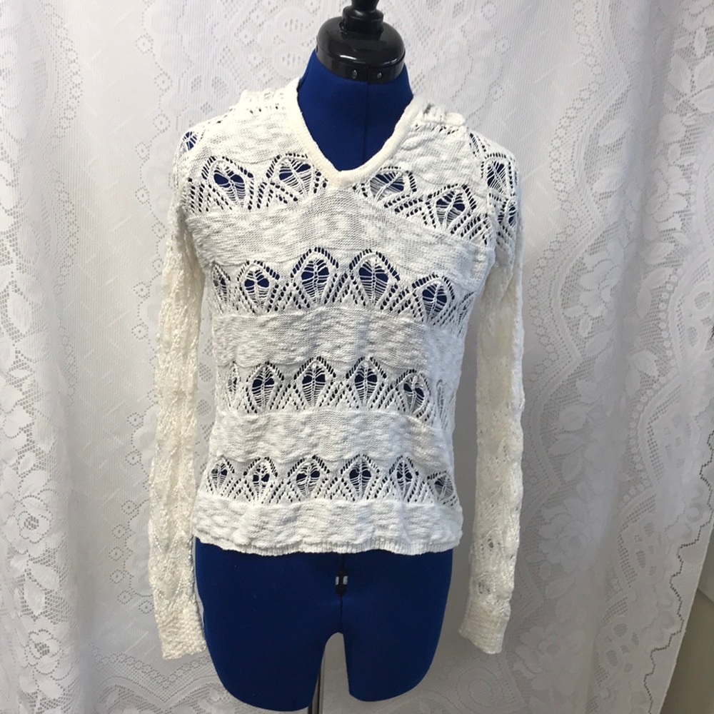 Arizona Jean Co Junior Lace Long-sleeve Hoodie